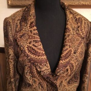 Jones NY Signature Paisley Blazer